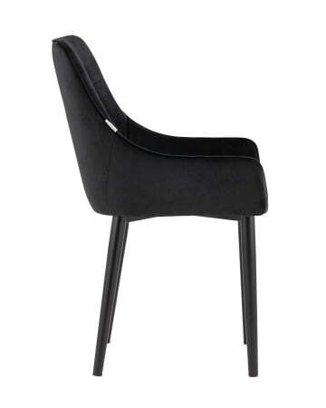 Стул Джоан велюр черный (Стул Джоан черный)