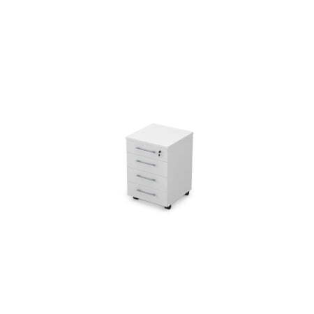 Тумба подкатная Gloss line 9НТ.005 450x450x650 (Белый премиум)
