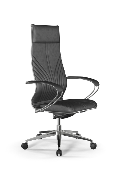 Кресло для руководителя Метта Samurai B1-13K - GoyaLE /Kc31/Wm31/K2cV(M26.B32.G25.W03) (Темно-серый)