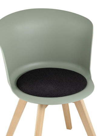 Стул Blossom с подушкой серо-зеленый (Стул пластиковый Blossom серо-зеленый) Стул Blossom с подушкой серо-зеленый (Стул пластиковый Blossom серо-зеленый)