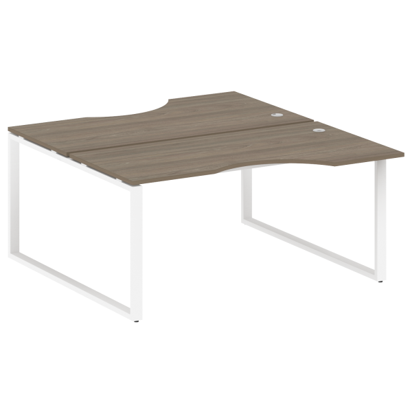 Рабочая станция криволинейная Metal System Style БО.РАС-СА-2.1 1600x1835x750 (Вяз/Белый металл) Рабочая станция криволинейная Metal System Style БО.РАС-СА-2.1 1600x1835x750 (Вяз/Белый металл)