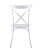 Стул Кроссбэк пластиковый белый (Стул Кроссбэк белый)