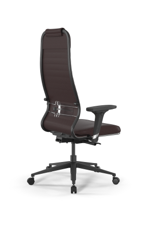 Кресло для руководителя Метта SynchroSit 10 B1-117D - Extra /Um02/Wm12/D02P(M23.B11.G19.W02) (Темно-коричневый)