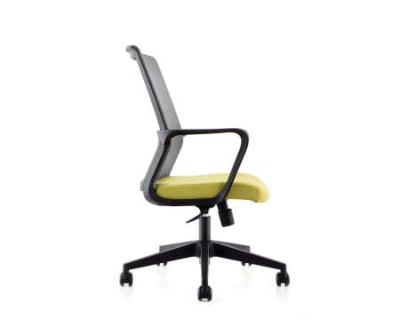 Интер LB / черный пластик / серая сетка / зеленая ткань (Зеленый)