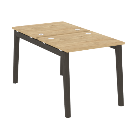 Рабочая станция на деревянных опорах Onix Wood OW.D.RS-2.0.7 780x1475x750 (Тиквуд Светлый/Дуб Темный)