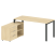 Рабочая станция с опорной тумбой левая Metal System Style БП.РС-СТС-2.4 Л 1700x1520x750 (Дуб Наварра/Серый металл) Рабочая станция с опорной тумбой левая Metal System Style БП.РС-СТС-2.4 Л 1700x1520x750 (Дуб Наварра/Серый металл)