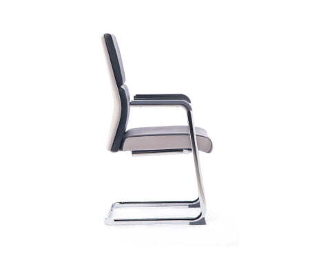 Лондон CF / хром / темно серая+светло серая (вставки) экокожа (Серый) Лондон CF / хром / темно серая+светло серая (вставки) экокожа (Серый)