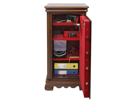 Взломостойкий сейф в дереве VALBERG КАРАТ-90T EL Д (Коричневый)