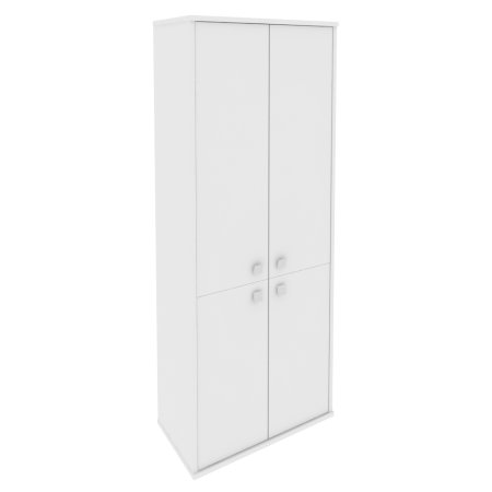 Шкаф высокий широкий Style Л.СТ-1.3 778x410x1980 (Белый)