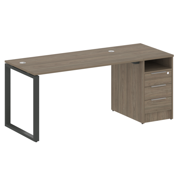 Рабочая станция Metal System Style БО.РС-СТП1.3 1812x720x750 (Вяз/Антрацит металл) Рабочая станция Metal System Style БО.РС-СТП1.3 1812x720x750 (Вяз/Антрацит металл)