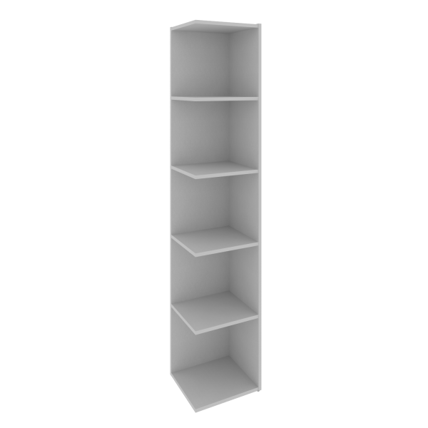 Модуль приставной 5 ячеек Locker Plus LK.PM-5 390x350x1983 (Серый)