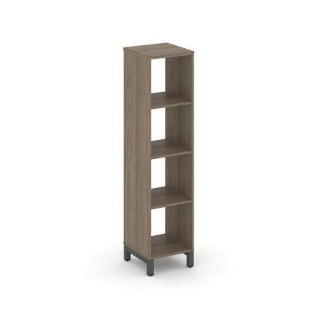 Каркас стеллажа 4 яруса SN.KS-410 (387х400х1615) (Вяз Благородный/Металл Антрацит)
