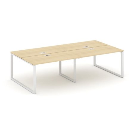 Рабочая станция 2-х сторонняя SN-6O.DRS-034 (3160х1232х750) (Акация Лорка/Металл Белый)