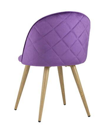 Стул Лион велюр с ромбами лиловый (Стул Лион NEW лиловый)