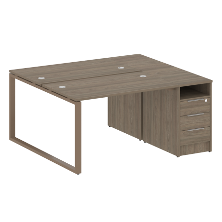 Рабочая станция Metal System Style БО.РС-СТП-2.2 1612x1475x750 (Вяз/Мокко металл)