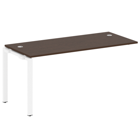 Проходной наборный элемент рабочей станции Metal System Style БП.ПРС-СП-1.4 1600x720x750 (Венге Цаво/Белый металл)