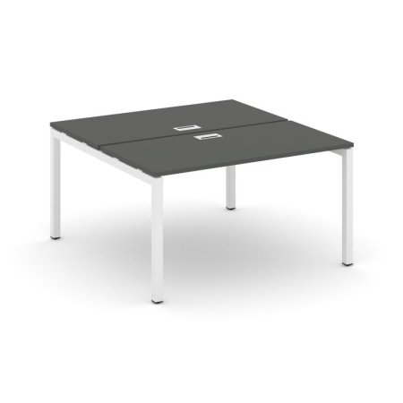 Рабочая станция 2-х сторонняя SN-5P.DRS-001 (980х1232х750) (Антрацит/Металл Белый)