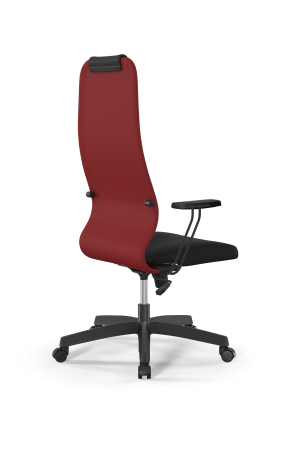Кресло для руководителя Метта Sit 8 B1-10T - UMF(X1) /Uh02/Wh00/T1bp-b(M09.B02.G15.W01) (Красный | Черный) Кресло для руководителя Метта Sit 8 B1-10T - UMF(X1) /Uh02/Wh00/T1bp-b(M09.B02.G15.W01) (Красный | Черный)