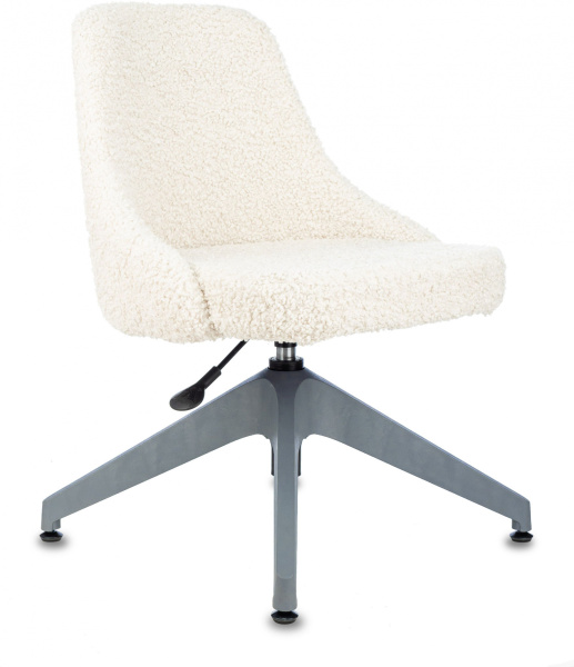 Кресло CH-340GLZ молочный экомех крестов.4-луч. пластик пластик серый (Молочный) Кресло CH-340GLZ молочный экомех крестов.4-луч. пластик пластик серый (Молочный)