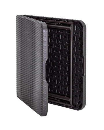 Стол складной чемодан пластиковый Кейт 120 коричневый (Стол складной Кейт коричневый)