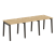 Рабочая станция на деревянных опорах Onix Wood OW.RS-3.0.8 2340x800x750 (Тиквуд Светлый/Дуб Темный) Рабочая станция на деревянных опорах Onix Wood OW.RS-3.0.8 2340x800x750 (Тиквуд Светлый/Дуб Темный)