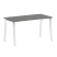 Стол письменный VR.SP-3-138.A 1380x720x750 (Серый/Белый Металл)