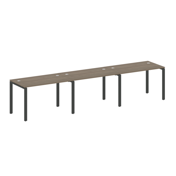 Рабочая станция на 3 раб. места Metal System Style БП.СМ-3.2 3600x720x750 (Вяз/Антрацит металл) Рабочая станция на 3 раб. места Metal System Style БП.СМ-3.2 3600x720x750 (Вяз/Антрацит металл)