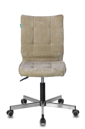 Кресло Бюрократ CH-330M/LT-21 без подлокотников песочный крестовина металл (Компьютерное кресло CH-330M песочный)