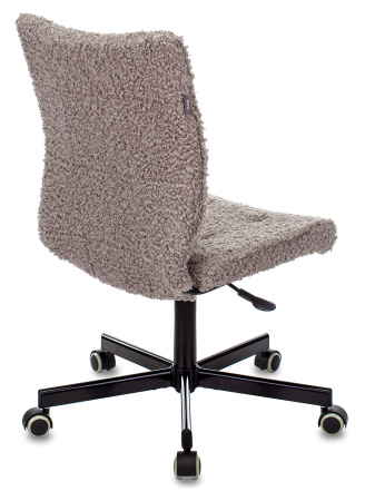 Кресло СН-330М серый экомех крестов. металл черный (Серый) Кресло СН-330М серый экомех крестов. металл черный (Серый)