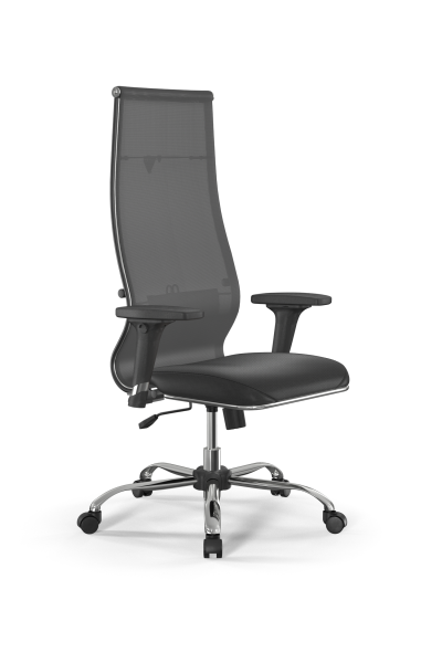 Кресло для руководителя Метта Sit 10 B1-163D - T+Extra /Km00/Wm12/D02P(M09.B21.G20.W01) (Серый | Черный) Кресло для руководителя Метта Sit 10 B1-163D - T+Extra /Km00/Wm12/D02P(M09.B21.G20.W01) (Серый | Черный)