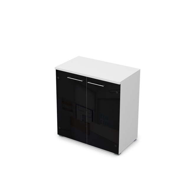 Шкаф низкий со стеклом Gloss line 9НШ.023.4 800x450x845 (Белый премиум) Шкаф низкий со стеклом Gloss line 9НШ.023.4 800x450x845 (Белый премиум)
