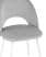 Стул Меган велюр светло-серый белые ножки (Стул Меган светло-серый)