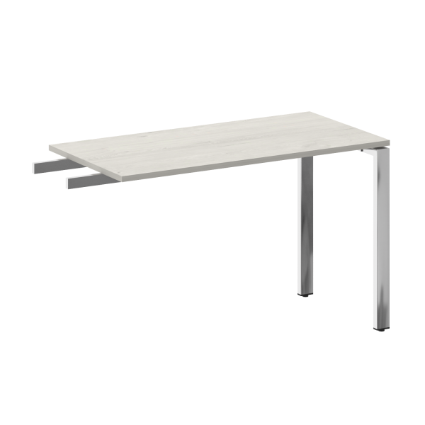 Брифинг-приставка БП.ПР-4 1200x600x600 (Дуб Наварра/Нерж. Сталь)