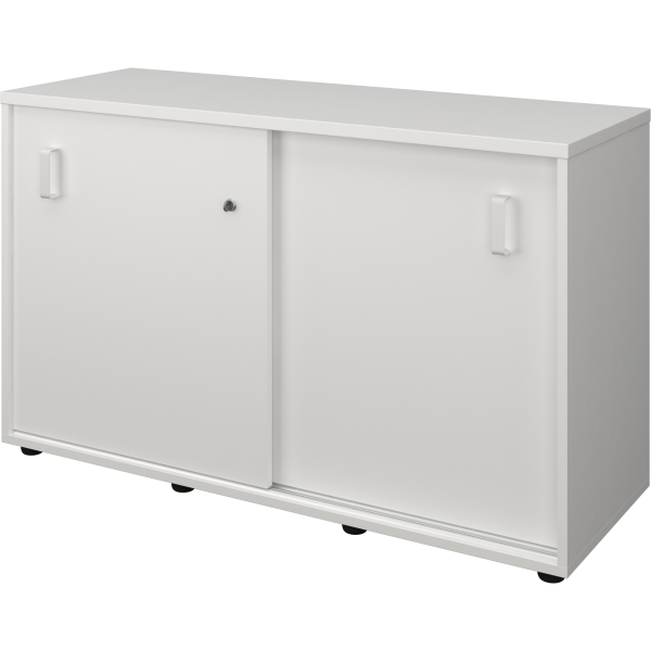 Тумба-купе белая Смарт СМТ-12К 1236x444x750 (Белый)