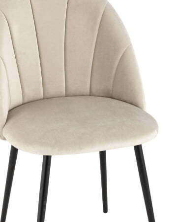 Стул Логан велюр бежевый (Стул Логан бежевый)