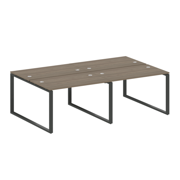 Рабочая станция Metal System Style БО.СМ-4.2 2400x1475x750 (Вяз/Антрацит металл) Рабочая станция Metal System Style БО.СМ-4.2 2400x1475x750 (Вяз/Антрацит металл)