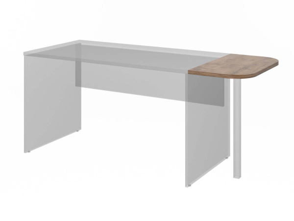 Столешница приставная L-81 700х380х750 (Таксония Шоколадная)