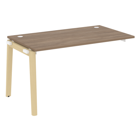 Наборный элемент рабочей станции на деревянных опорах Onix Wood OW.1.NRS-3.8 1380x800x750 (Дуб Аризона/Дуб Светлый)