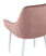 Стул Диана велюр пыльно-розовый ножки белые (Стул Диана пыльно розовый)
