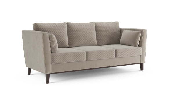 Диван 3-местный раскладной Neapole (2320x970x960) Бежевый (Бежевый)