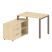 Рабочая станция с опорной тумбой левая Metal System Style БП.РС-СТС-2.1 Л 1100x1520x750 (Дуб Наварра/Серый металл) Рабочая станция с опорной тумбой левая Metal System Style БП.РС-СТС-2.1 Л 1100x1520x750 (Дуб Наварра/Серый металл)