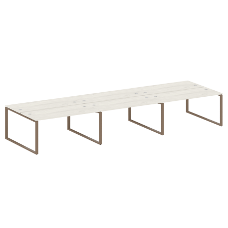 Рабочая станция Metal System Style БО.СМ-6.4 4800x1475x750 (Дуб Наварра/Мокко металл)
