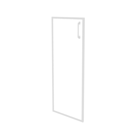 Дверь стекло в раме средняя левая Onix O.SR-2L Стекло белое 396x20x1150 (Стекло)