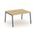 Стол переговорный SN-4A.SPRG-032.3 (1180х1180х750) (Тиквуд Светлый/Металл Антрацит) Стол переговорный SN-4A.SPRG-032.3 (1180х1180х750) (Тиквуд Светлый/Металл Антрацит)
