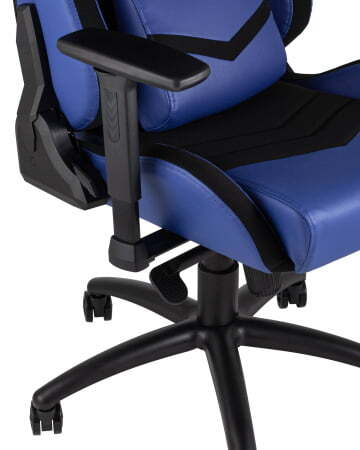 Кресло игровое TopChairs Racer Premium синее (Геймерское кресло Racer Premium синий)