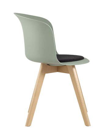 Стул Blossom с подушкой серо-зеленый (Стул пластиковый Blossom серо-зеленый) Стул Blossom с подушкой серо-зеленый (Стул пластиковый Blossom серо-зеленый)