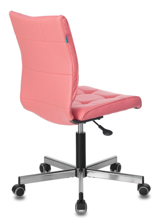 Кресло CH-330M розовый Lincoln 205 эко.кожа крестов. металл хром (Розовый)