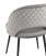 Стул Меган велюр с ромбами серый (Стул Меган серый)