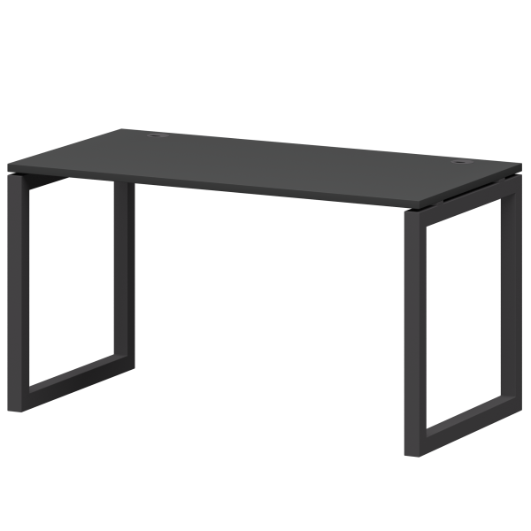 Стол на металлокаркасе Смарт СМС25-О-10К.73.Пр50 1000x730x750 (Графит/Антрацит)