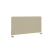 Экран тканевый боковой L720мм Б.ТЭКР-72 720x22x390 (Темно-бежевый/Белый металл)